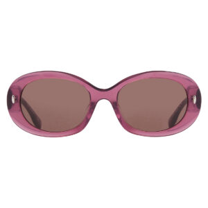 Home tory burch dark brown oval ladies sunglasses ty7214u 317973 53