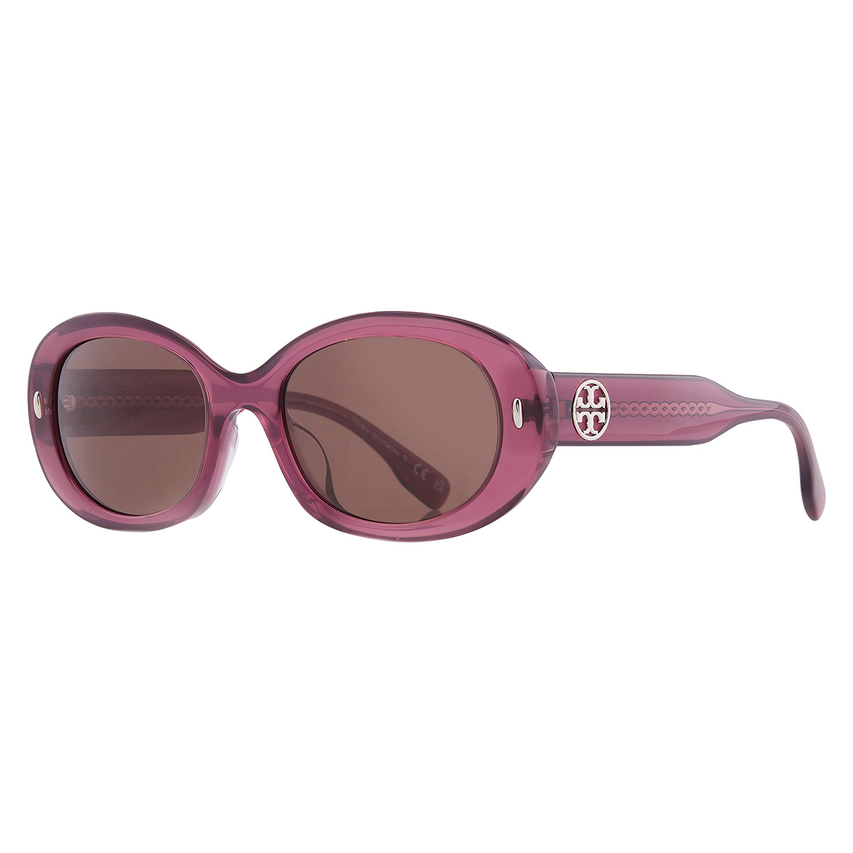 tory burch dark brown oval ladies sunglasses ty7214u 317973 53 tory burch dark brown oval ladies sunglasses ty7214u 317973 53