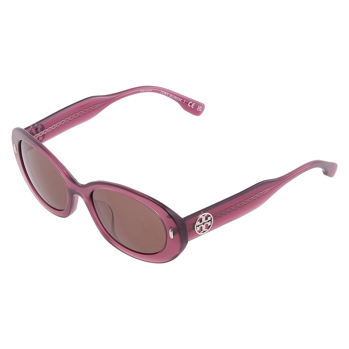 tory burch dark brown oval ladies sunglasses ty7214u 317973 53 tory burch dark brown oval ladies sunglasses ty7214u 317973 53