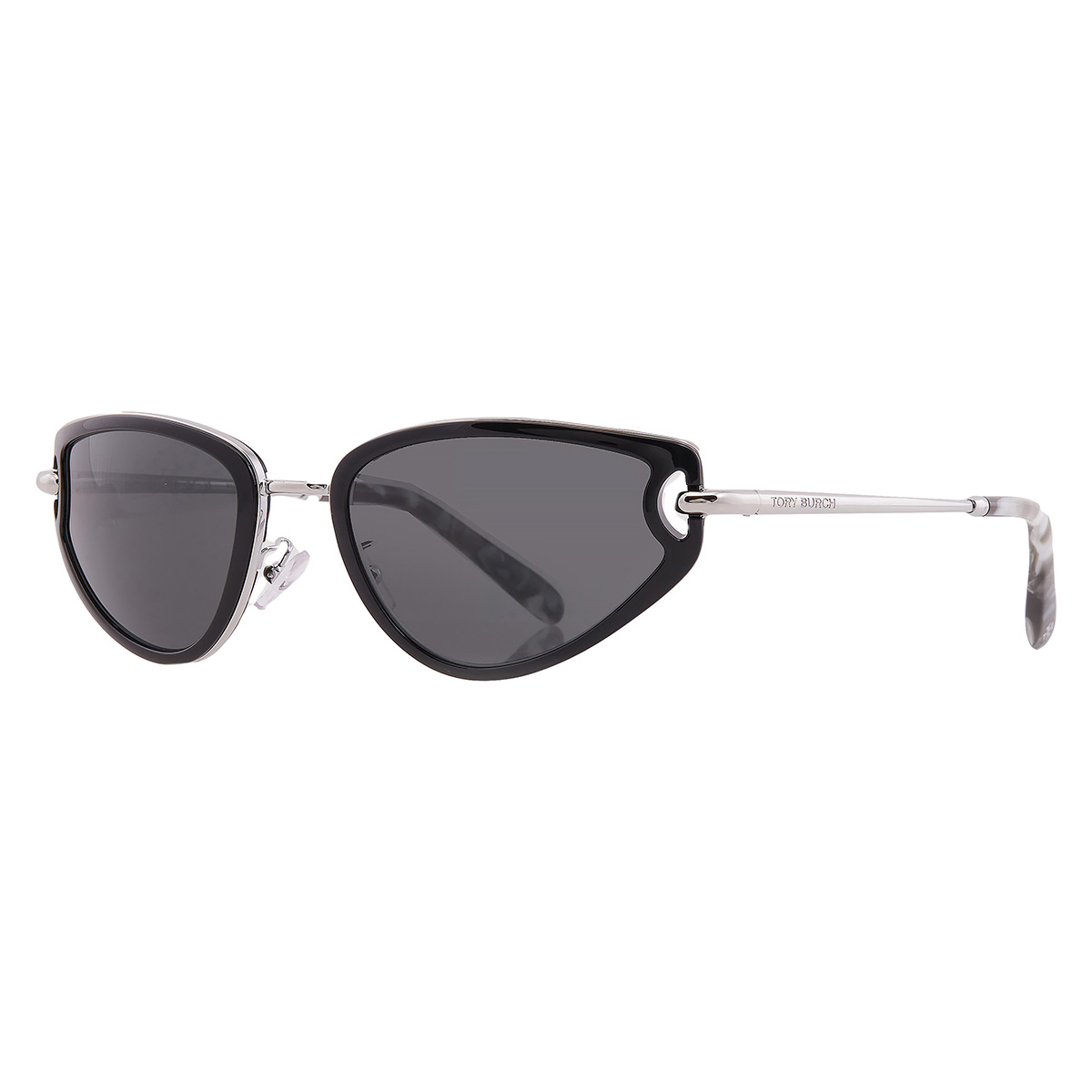 tory burch dark grey cat eye ladies sunglasses ty6115 327487 53 tory burch dark grey cat eye ladies sunglasses ty6115 327487 53