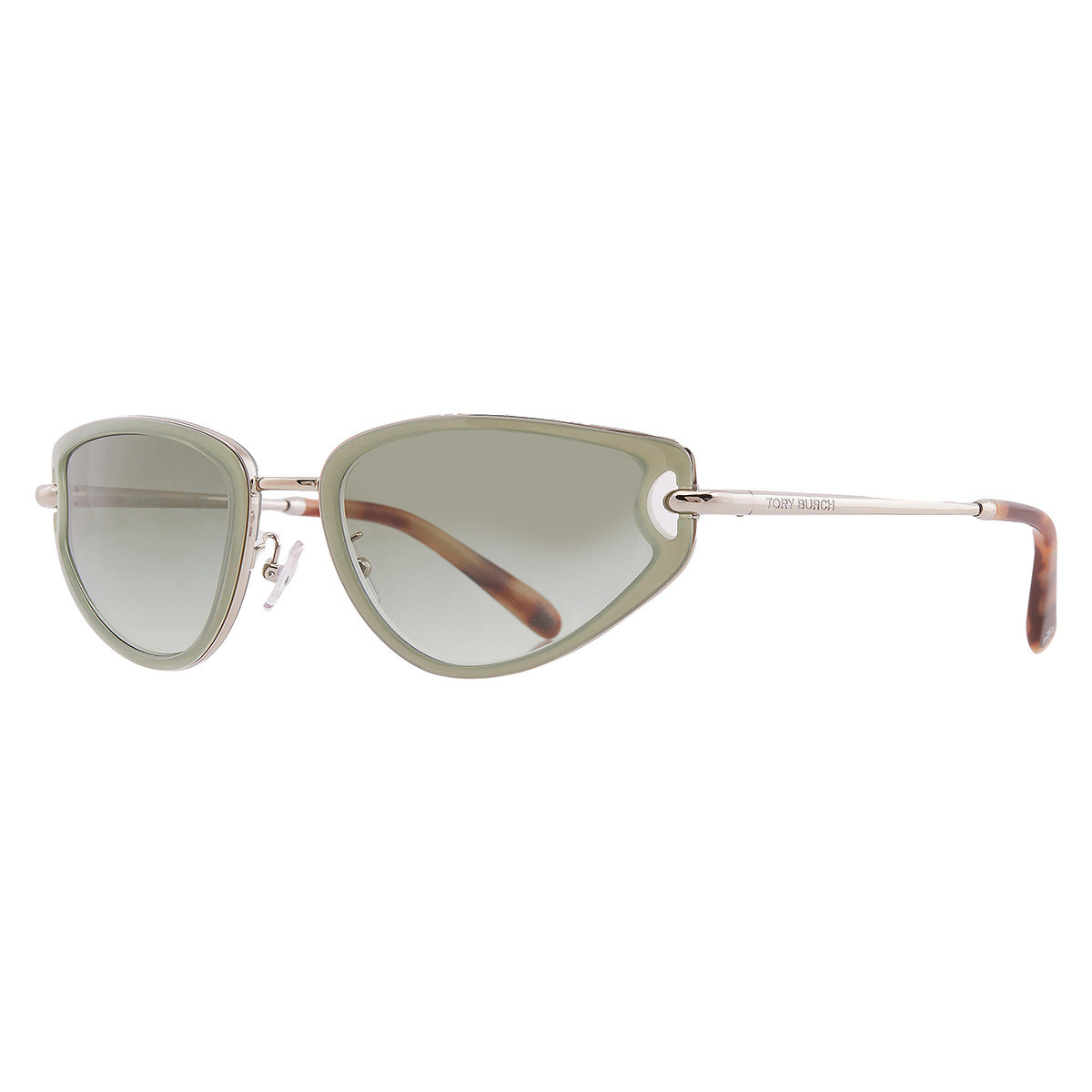 tory burch green gradient cat eye ladies sunglasses ty6115 33468e 57 tory burch green gradient cat eye ladies sunglasses ty6115 33468e 57