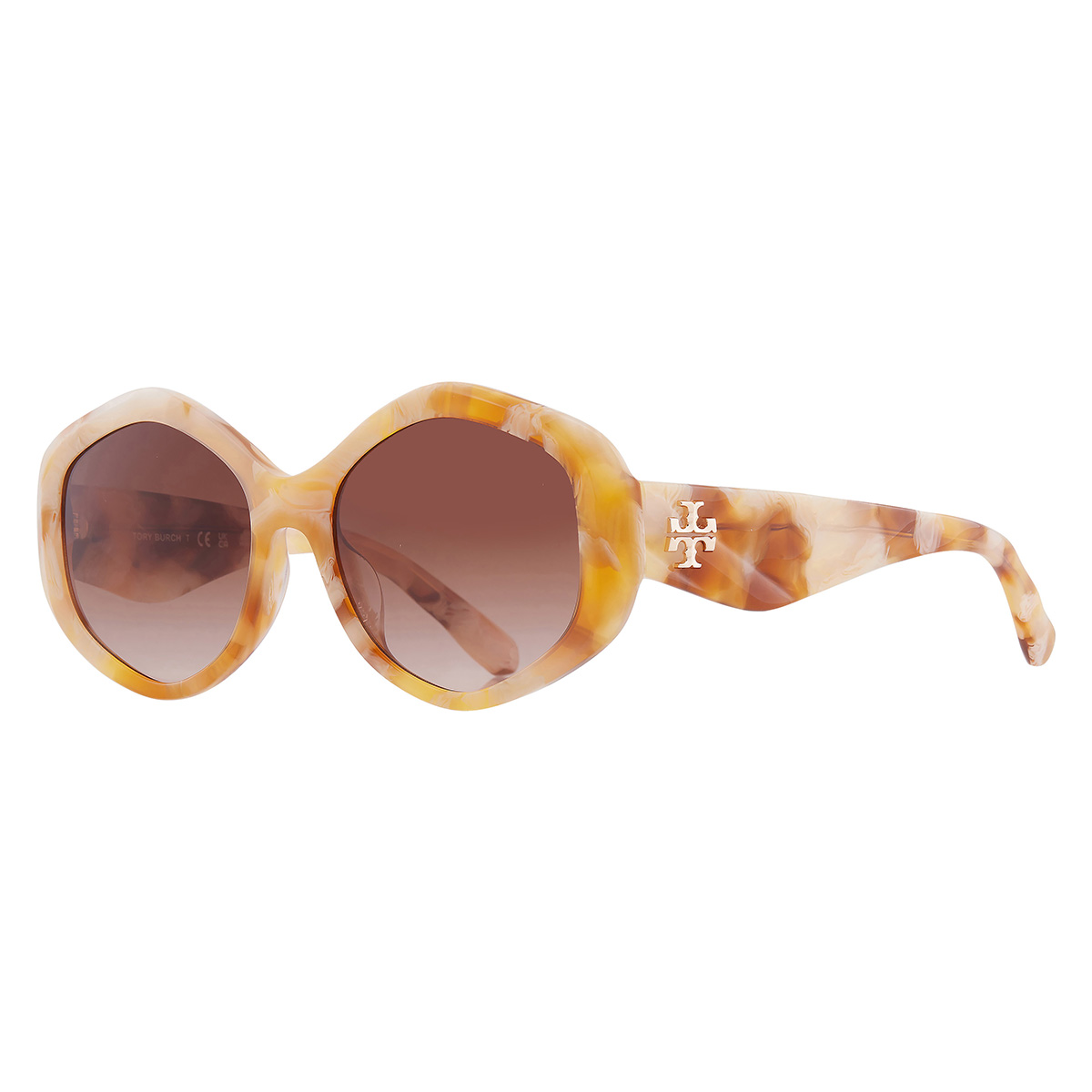tory burch kira brown gradient geometric ladies sunglasses ty7217u 194913 55 tory burch kira brown gradient geometric ladies sunglasses ty7217u 194913 55
