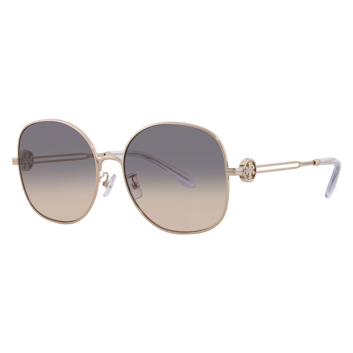 tory burch light brown gray gradient round ladies sunglasses ty6112 3358g9 56 tory burch light brown gray gradient round ladies sunglasses ty6112 3358g9 56