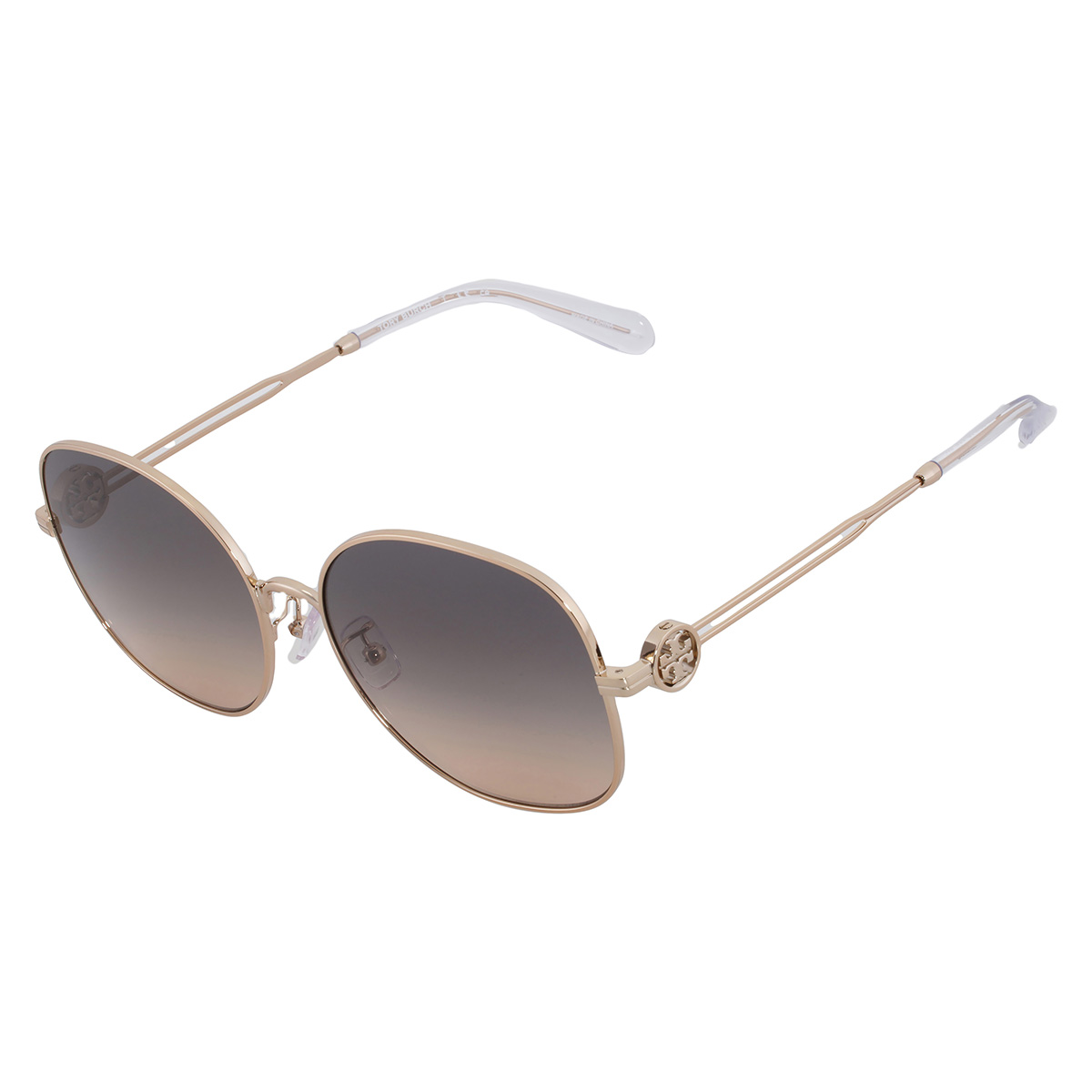 tory burch light brown gray gradient round ladies sunglasses ty6112 3358g9 56 tory burch light brown gray gradient round ladies sunglasses ty6112 3358g9 56