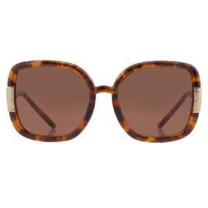 Home tory burch solid brown square ladies sunglasses ty9063u 151973 56