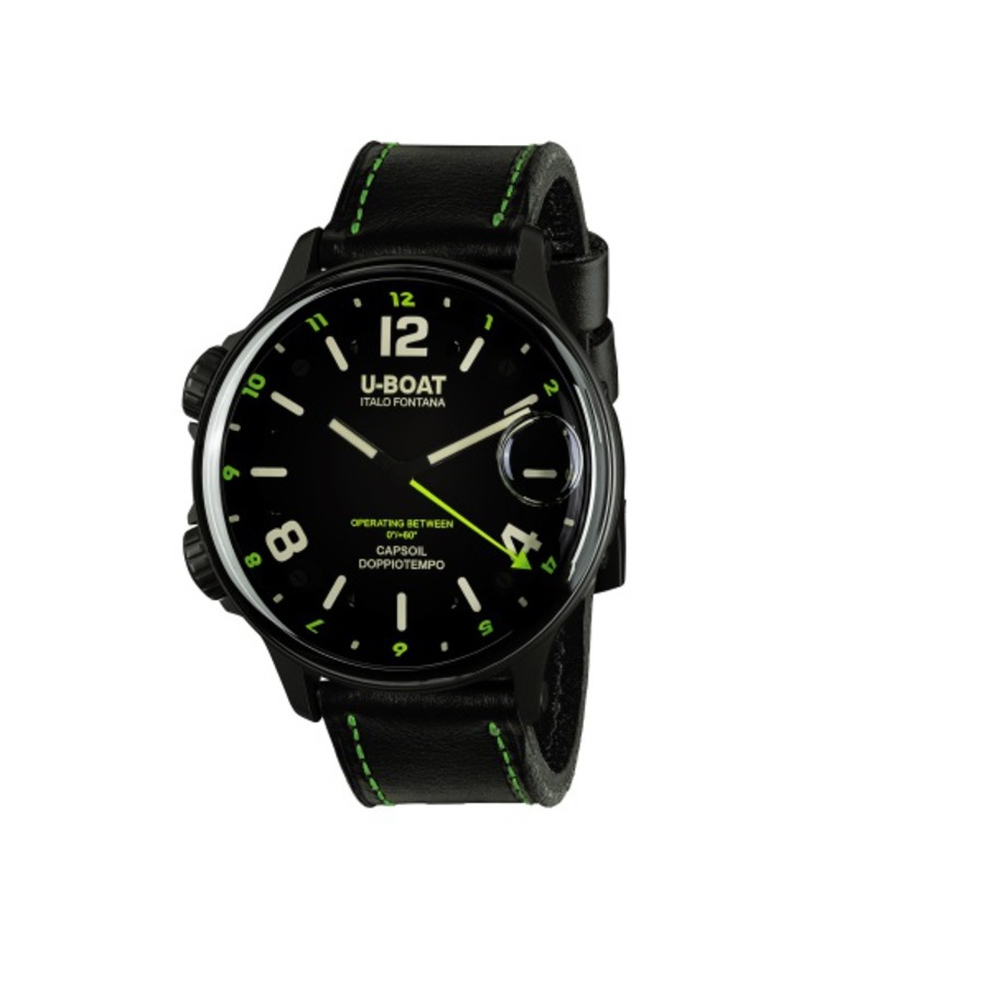 u boat capsoil quartz black dial men's watch 9675 u boat capsoil quartz black dial men's watch 9675