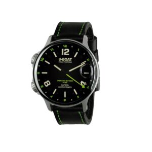u boat capsoil quartz black dial men's watch 9676