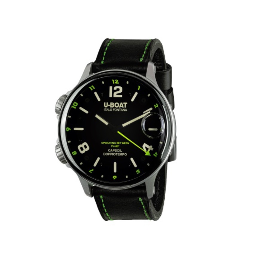 u boat capsoil quartz black dial men's watch 9676 u boat capsoil quartz black dial men's watch 9676