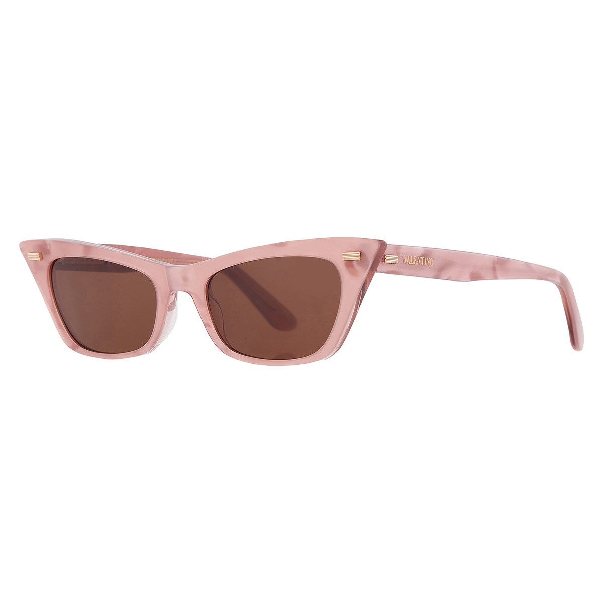 valentino garavani valentino brown cat eye ladies sunglasses vls 176 b 51 valentino garavani valentino brown cat eye ladies sunglasses vls 176 b 51