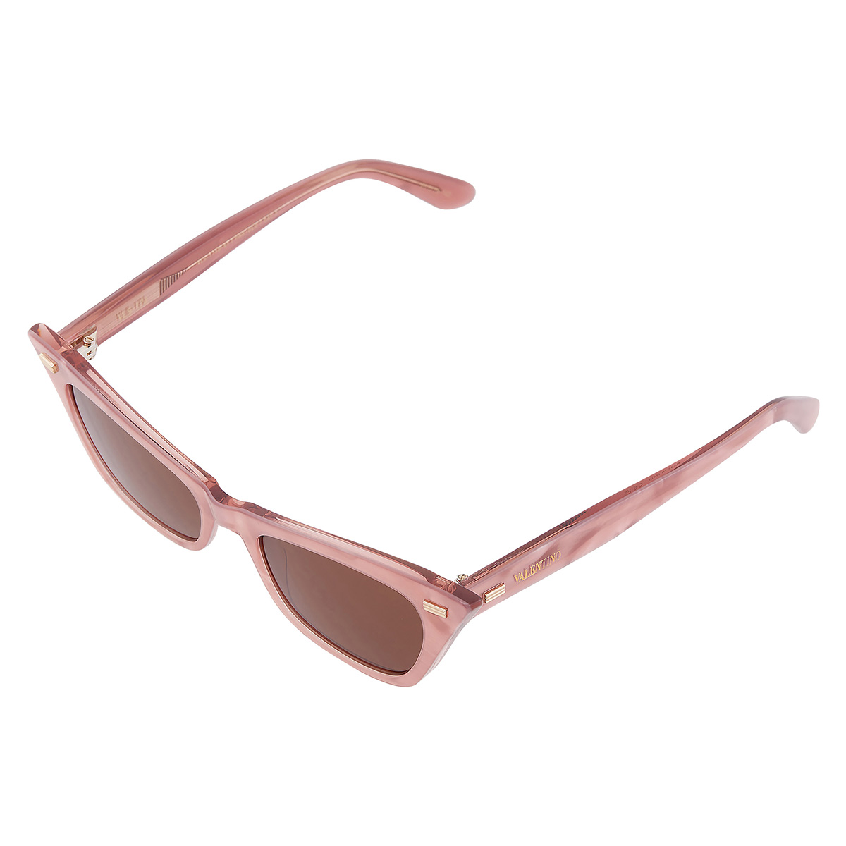 valentino garavani valentino brown cat eye ladies sunglasses vls 176 b 51 valentino garavani valentino brown cat eye ladies sunglasses vls 176 b 51