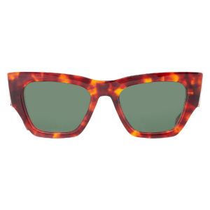 Home valentino garavani valentino sette green cat eye ladies sunglasses vls 166 b 52