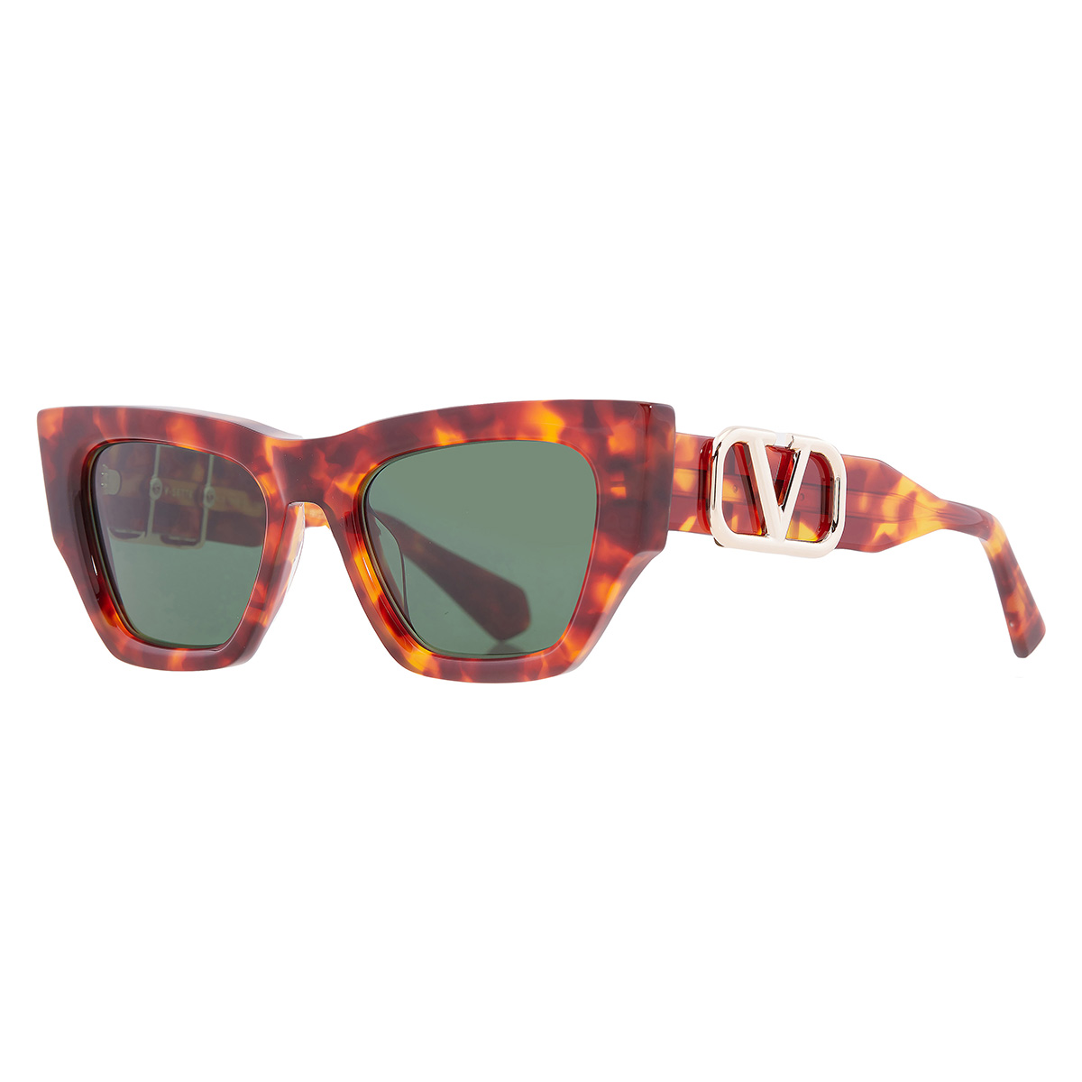 valentino garavani valentino sette green cat eye ladies sunglasses vls 166 b 52 valentino garavani valentino sette green cat eye ladies sunglasses vls 166 b 52
