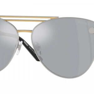 Витрина versace blue mirror silver cat eye ladies sunglasses ve2267 15141u 64