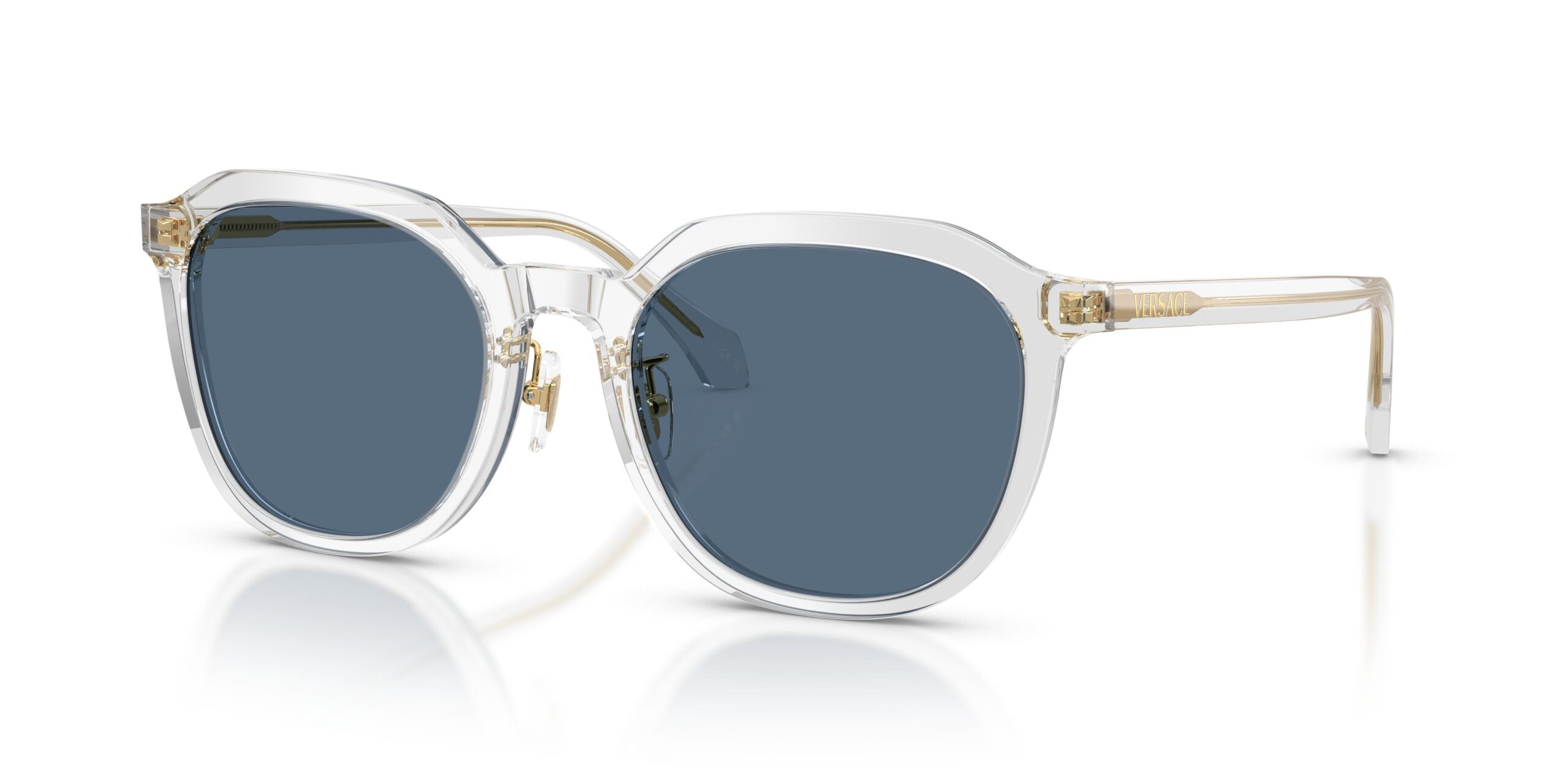 versace blue square ladies sunglasses ve4493d 551971 55 versace blue square ladies sunglasses ve4493d 551971 55