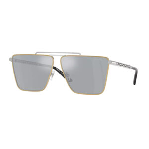 Витрина versace blue/silver mirror navigator men's sunglasses ve2266 15141u 64