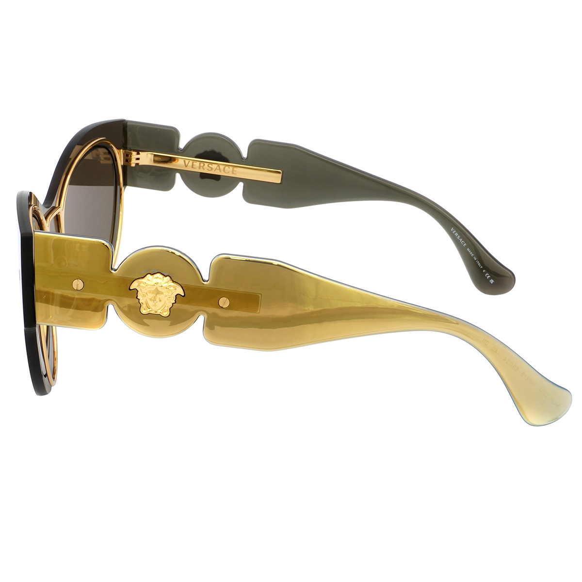 versace brown cat eye ladies sunglasses ve2234 1002/3 53 versace brown cat eye ladies sunglasses ve2234 1002/3 53