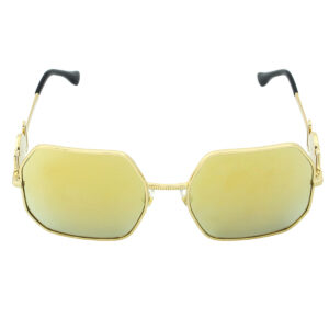 Витрина versace brown mirror gold irregular ladies sunglasses ve2248 10027p 58