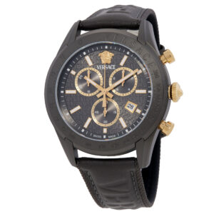 Витрина versace chrono master quartz grey dial men's watch ve8r00124
