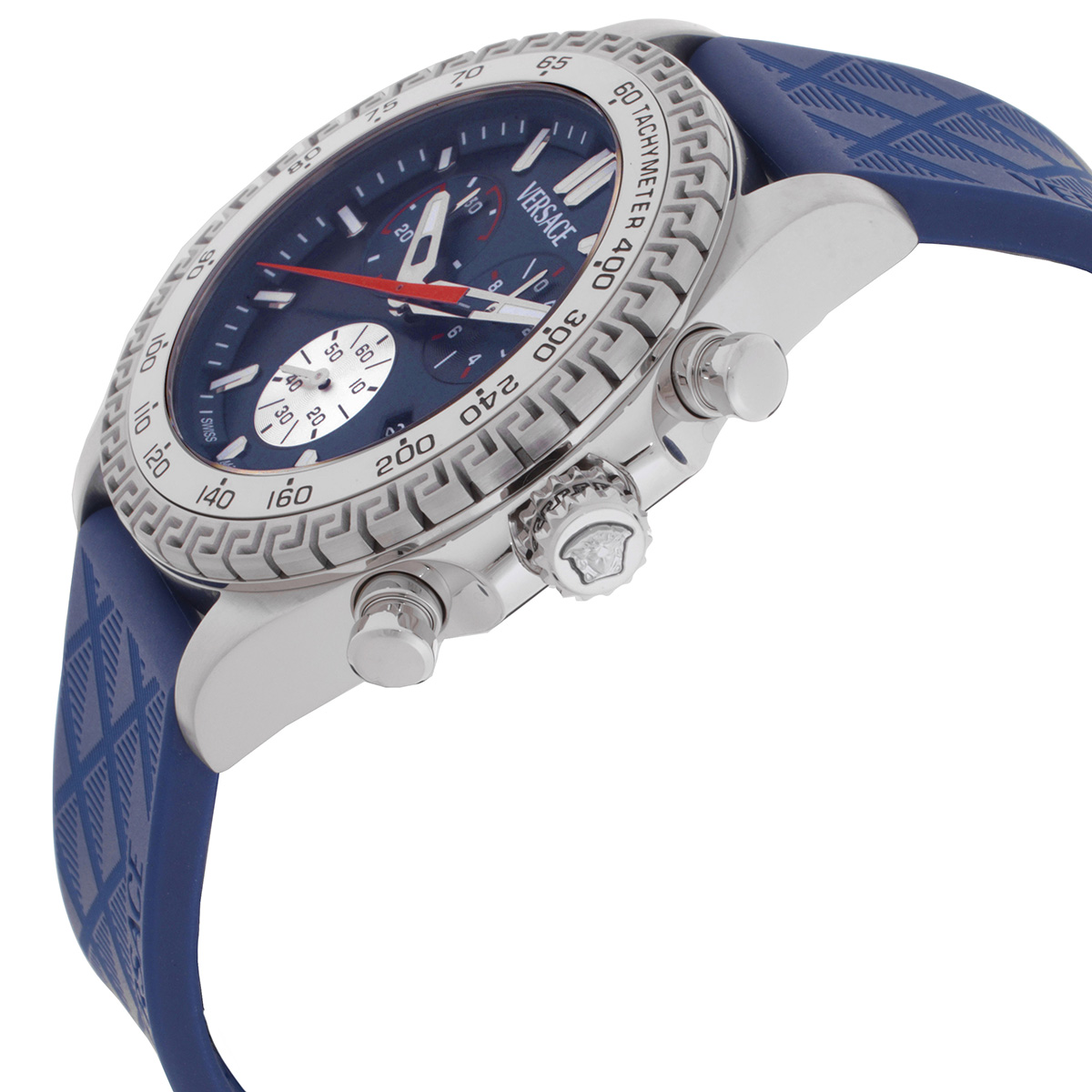 versace chronograph quartz blue dial men's watch ve9k00124 versace chronograph quartz blue dial men's watch ve9k00124