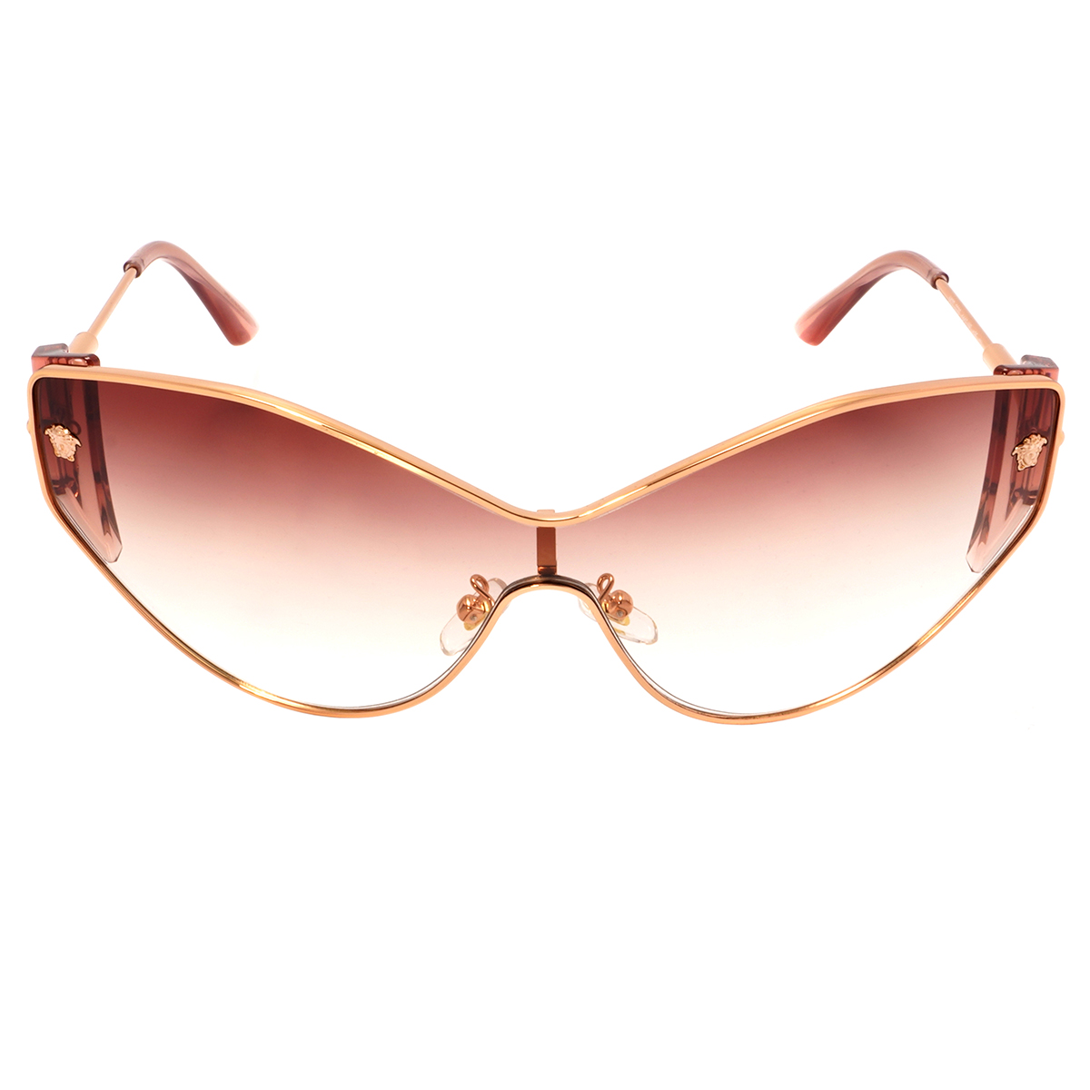 versace clear gradient orange gradient brown cat eye ladies sunglasses ve2239 14120p 47 versace clear gradient orange gradient brown cat eye ladies sunglasses ve2239 14120p 47