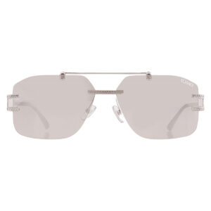 Витрина versace clear mirror silver 80 square men's sunglasses ve2275 10008v 60
