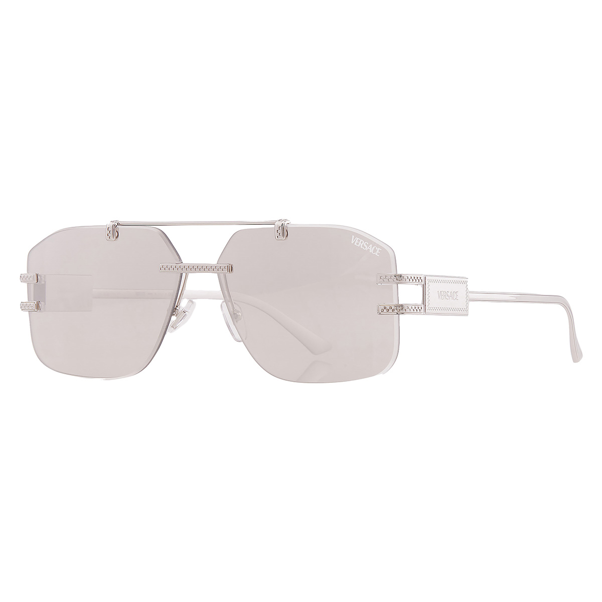 versace clear mirror silver 80 square men's sunglasses ve2275 10008v 60 versace clear mirror silver 80 square men's sunglasses ve2275 10008v 60