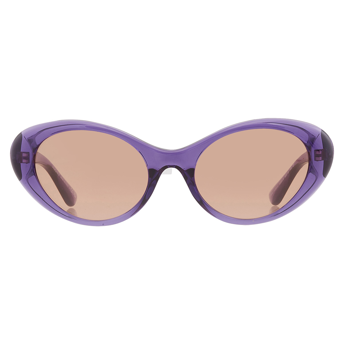 versace dark brown oval ladies sunglasses ve4455u 5353/3 53 versace dark brown oval ladies sunglasses ve4455u 5353/3 53