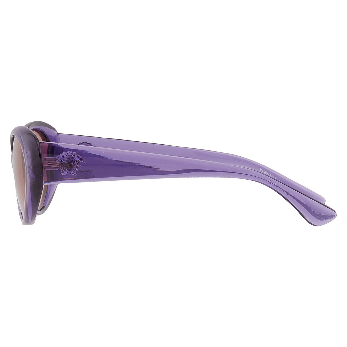 versace dark brown oval ladies sunglasses ve4455u 5353/3 53 versace dark brown oval ladies sunglasses ve4455u 5353/3 53