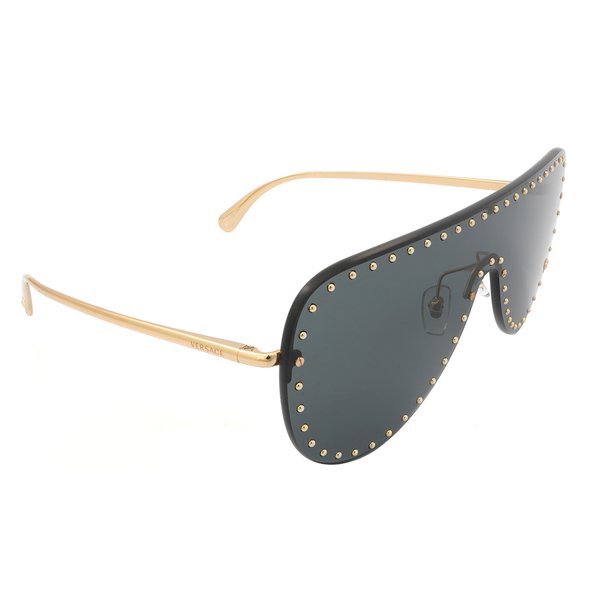 versace dark gray irregular ladies sunglasses ve2230b 100287 45 versace dark gray irregular ladies sunglasses ve2230b 100287 45