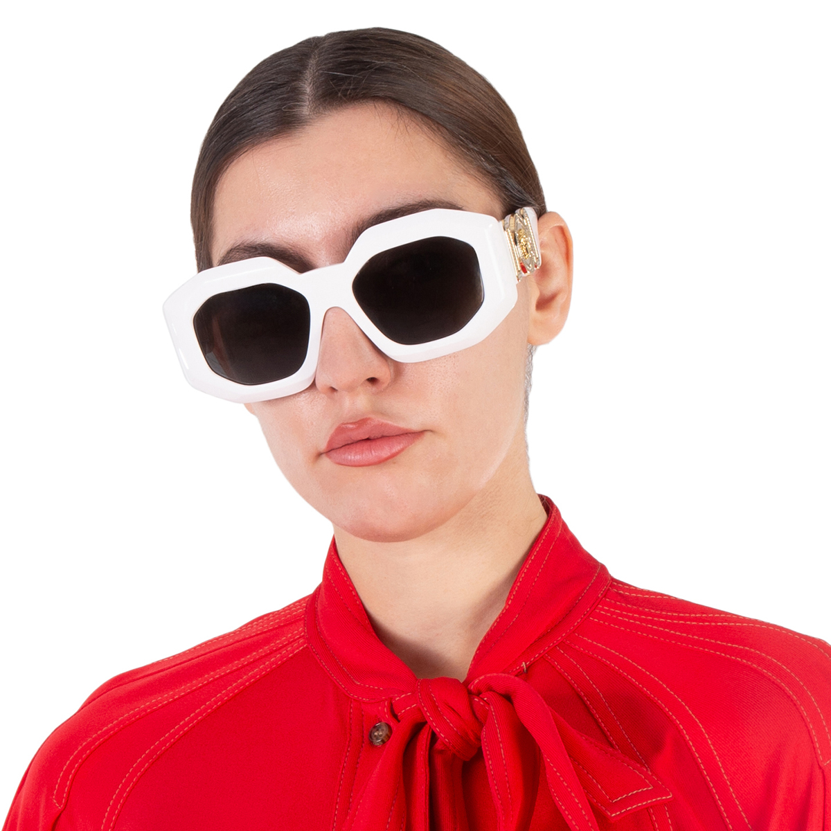 versace dark gray irregular ladies sunglasses ve4424u 314/87 56 versace dark gray irregular ladies sunglasses ve4424u 314/87 56