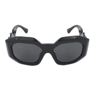 versace dark gray irregular ladies sunglasses ve4424u gb1/8756