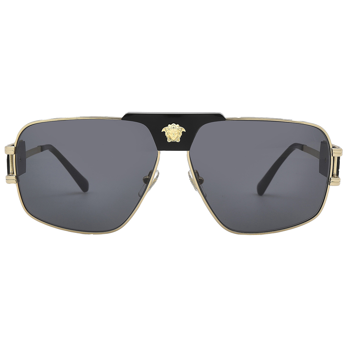 versace dark gray navigator men's sunglasses ve2251 100287 63 versace dark gray navigator men's sunglasses ve2251 100287 63