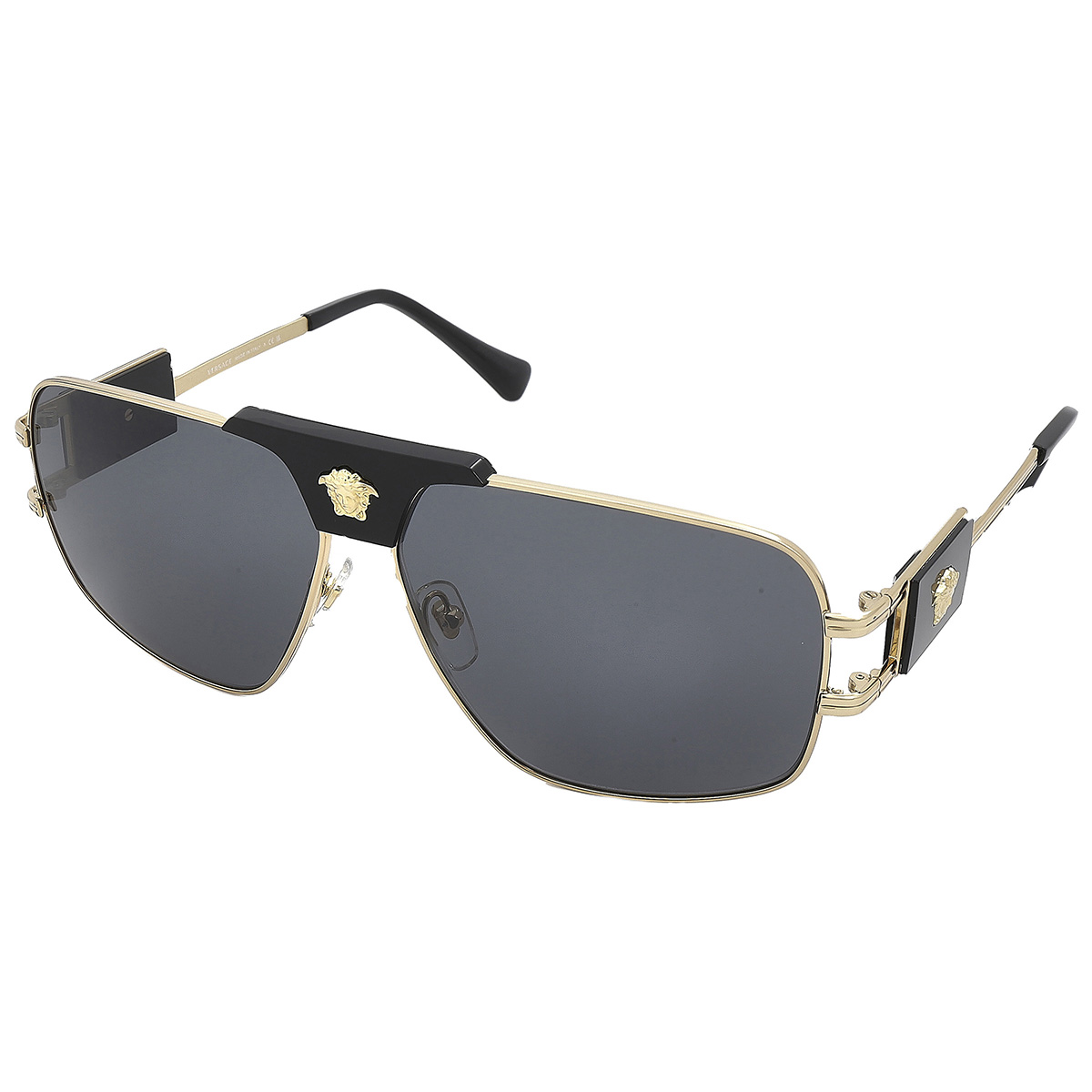 versace dark gray navigator men's sunglasses ve2251 100287 63 versace dark gray navigator men's sunglasses ve2251 100287 63