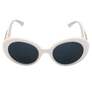 versace dark gray round ladies sunglasses ve4414 314/87 55