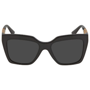 Home versace dark gray square ladies sunglasses ve4418 gb1/87 56