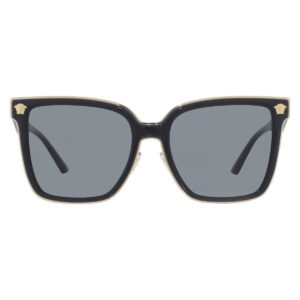 versace dark grey butterfly ladies sunglasses ve2278d gb1/87 58