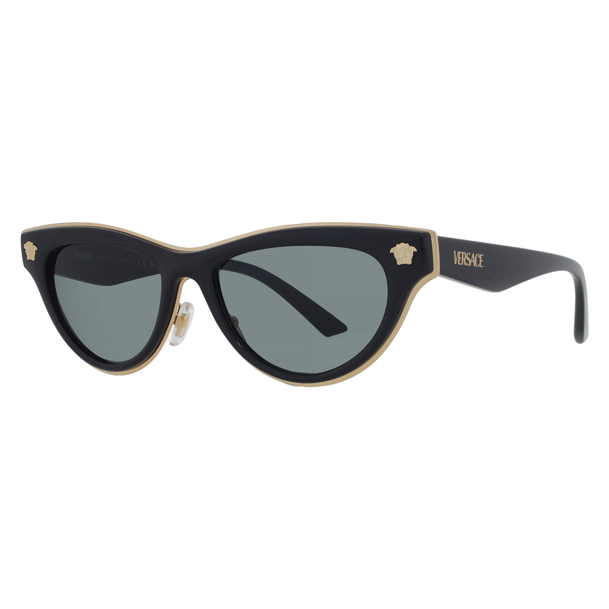 versace dark grey cat eye ladies sunglasses ve2273 gb1/87 52 versace dark grey cat eye ladies sunglasses ve2273 gb1/87 52