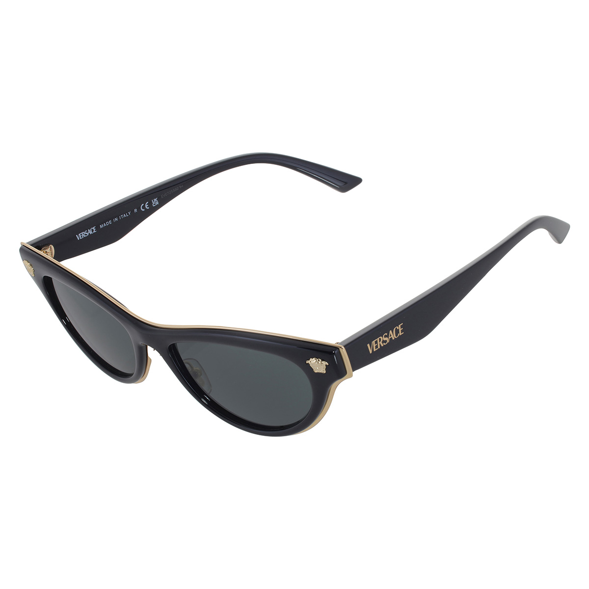 versace dark grey cat eye ladies sunglasses ve2273 gb1/87 52 versace dark grey cat eye ladies sunglasses ve2273 gb1/87 52