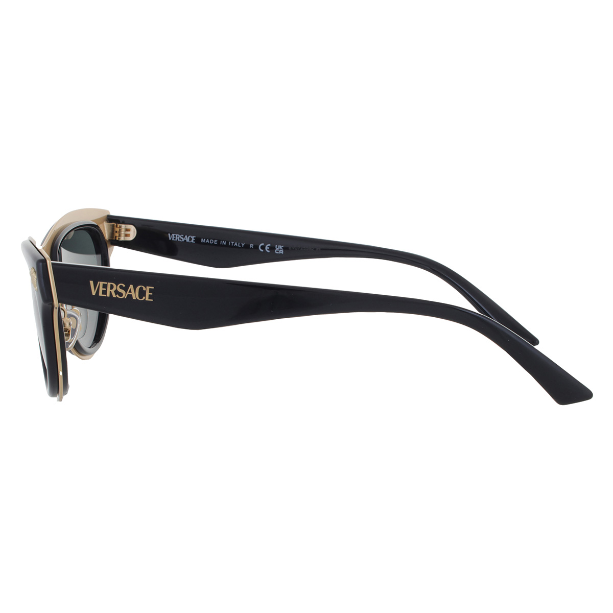 versace dark grey cat eye ladies sunglasses ve2273 gb1/87 52 versace dark grey cat eye ladies sunglasses ve2273 gb1/87 52