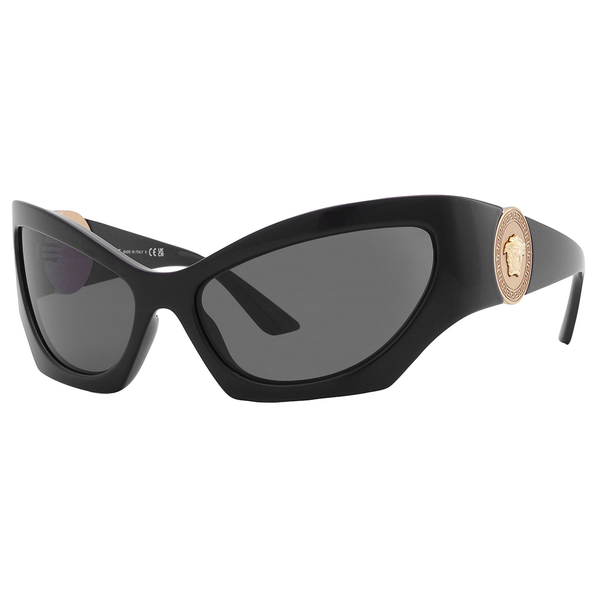 versace dark grey cat eye ladies sunglasses ve4450 gb1/87 60 versace dark grey cat eye ladies sunglasses ve4450 gb1/87 60