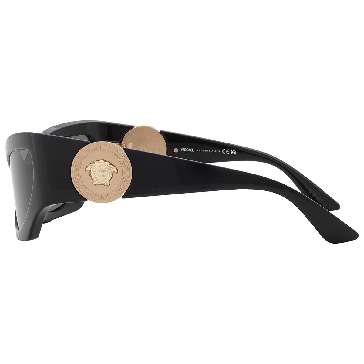 versace dark grey cat eye ladies sunglasses ve4450 gb1/87 60 versace dark grey cat eye ladies sunglasses ve4450 gb1/87 60