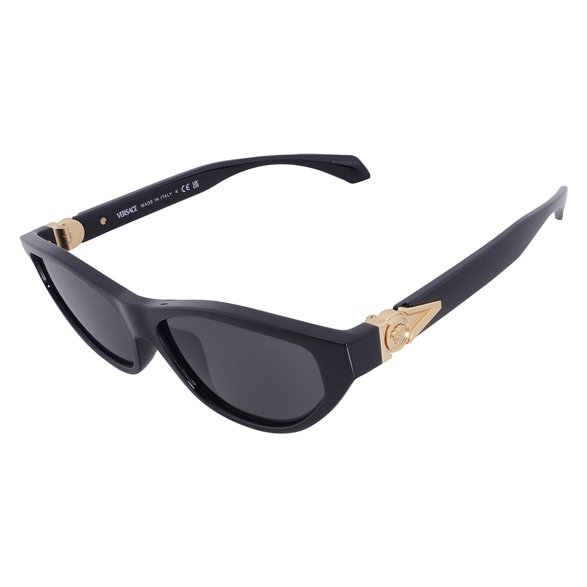 versace dark grey cat eye ladies sunglasses ve4491u gb1/87 55 versace dark grey cat eye ladies sunglasses ve4491u gb1/87 55