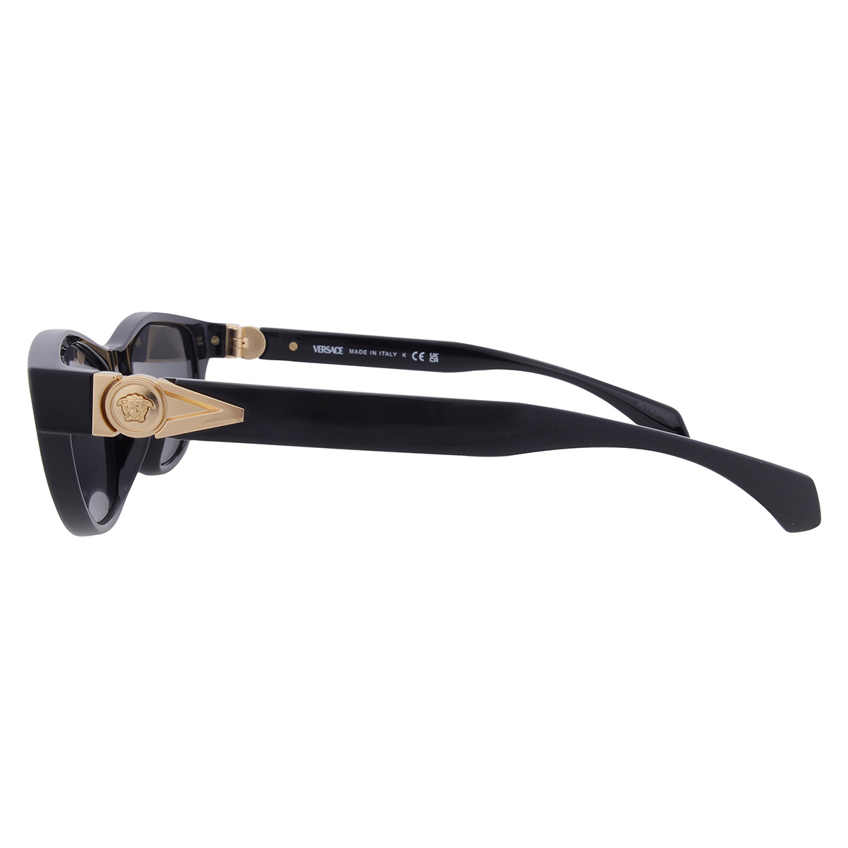 versace dark grey cat eye ladies sunglasses ve4491u gb1/87 55 versace dark grey cat eye ladies sunglasses ve4491u gb1/87 55