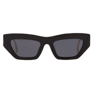 versace dark grey irregular ladies sunglasses ve4432u gb1/87 53