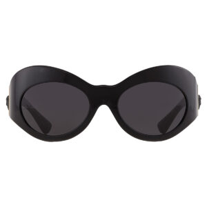Home versace dark grey irregular ladies sunglasses ve4462 gb1/87 58