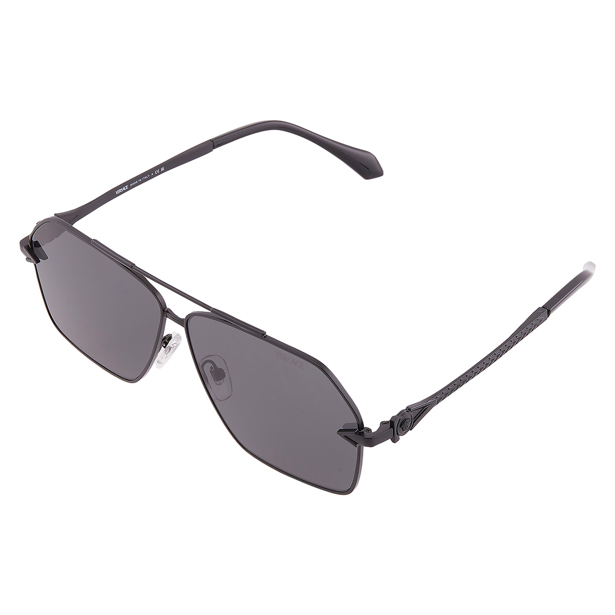 versace dark grey irregular men's sunglasses ve2284 143687 63 versace dark grey irregular men's sunglasses ve2284 143687 63