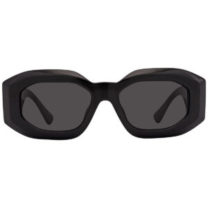 versace dark grey irregular men's sunglasses ve4425u 536087 53
