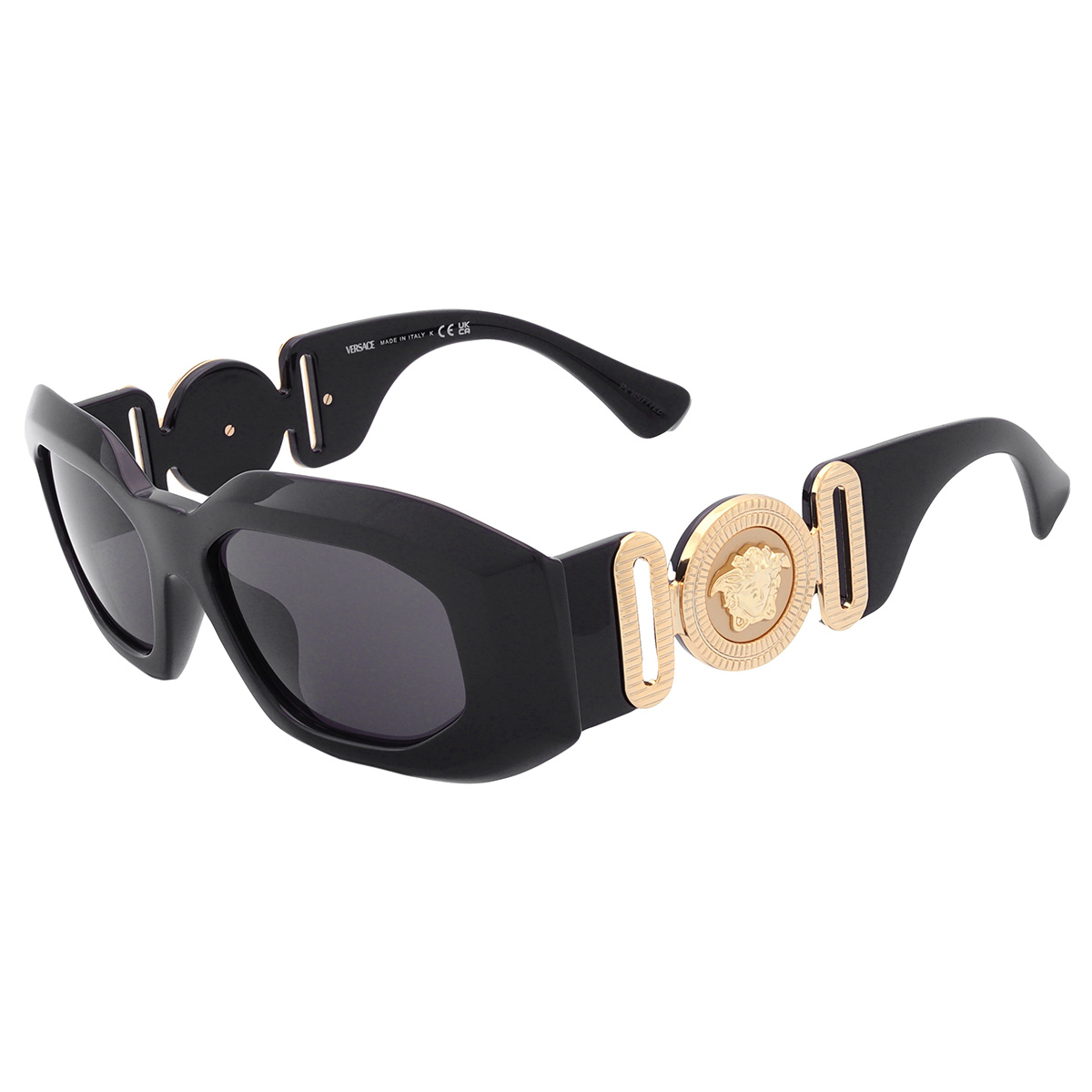 versace dark grey irregular men's sunglasses ve4425u gb1/87 53 versace dark grey irregular men's sunglasses ve4425u gb1/87 53