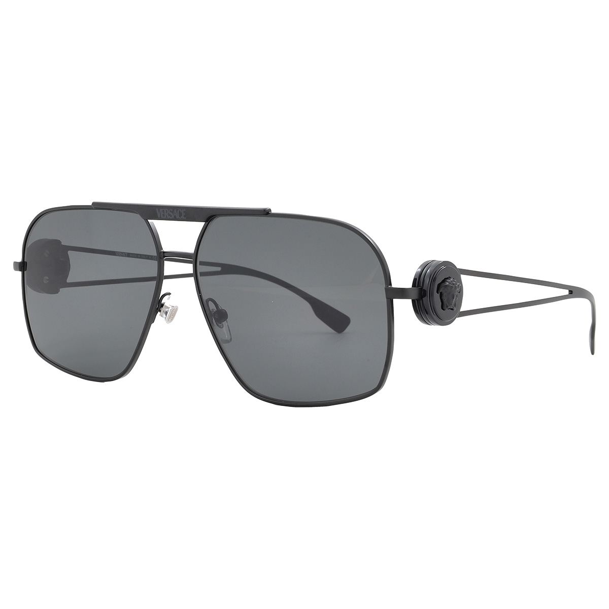 versace dark grey navigator men's sunglasses ve2269 143387 62 versace dark grey navigator men's sunglasses ve2269 143387 62