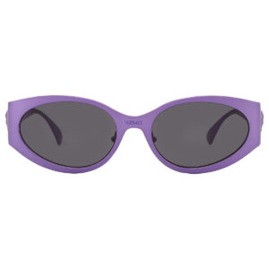 Home versace dark grey oval ladies sunglasses ve2263 150287 56